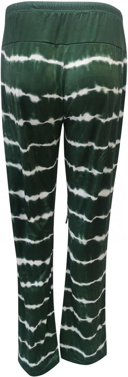 Pajama Pants for Women Pajama Pants Floral Casual Print Drawstring Palazzo Lounge Pants Comfy Wide Leg